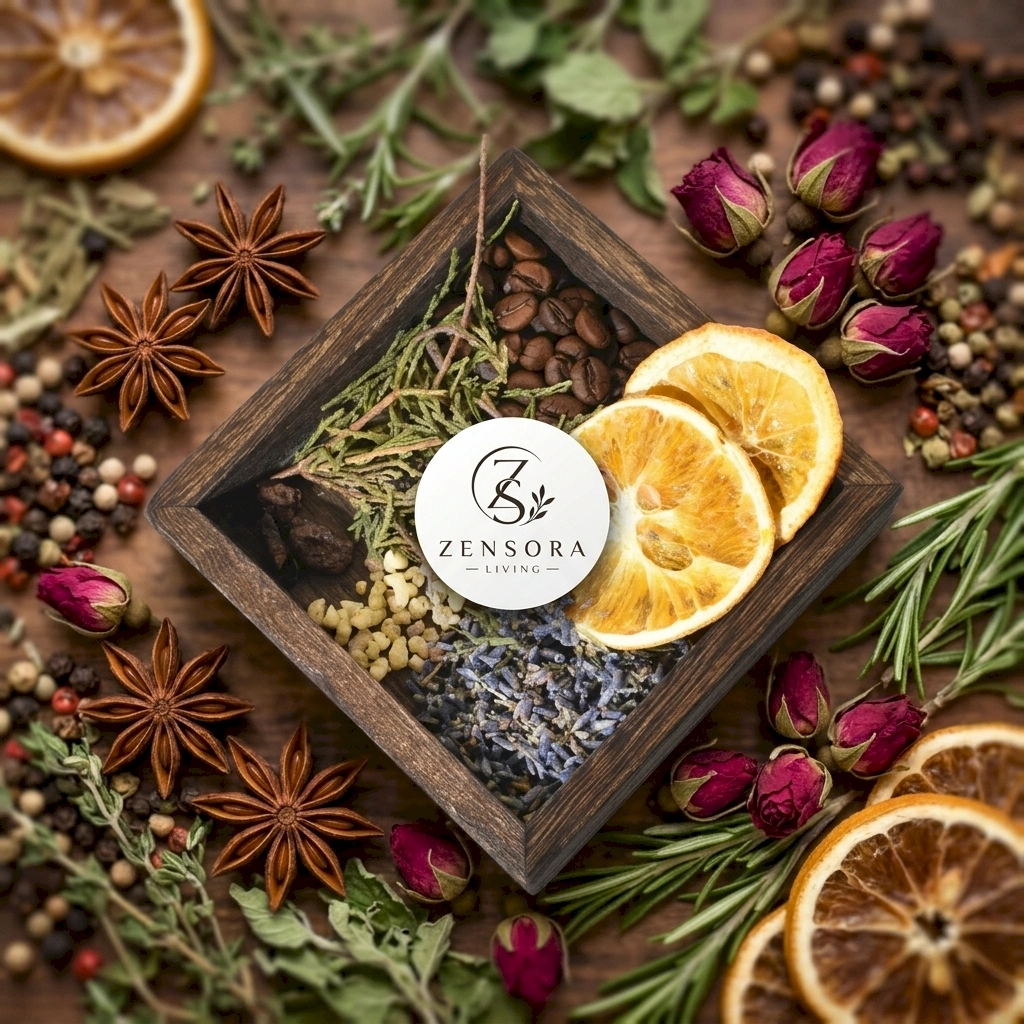 Three ways to enjoy Zensora Living indirect warmer with botanical incense