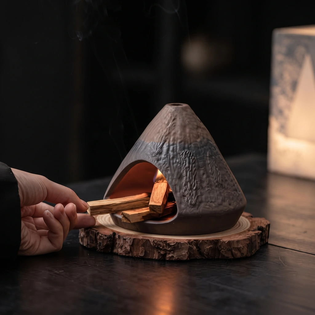 ceramic palo santo burner